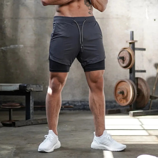 2-in-1 Double-deck Sport Shorts